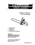 Husqvarna 2101 Chainsaw User Manual