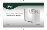 Hunter Fan 44008-01 Thermostat User Manual