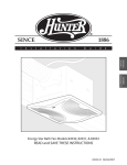 Hunter Fan 42935-0 Fan User Manual