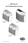 Hunter Fan 30059 Air Cleaner User Manual