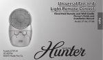 Hunter Fan 20536 Fan User Manual