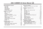 Hummer h3 Automobile User Manual