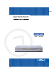 Humax PVR-8100T DVR User Manual