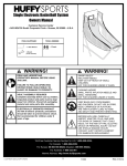 Huffy Single Electronic Basketball System Board Games User Manual