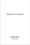 Huawei M835 Cell Phone User Manual