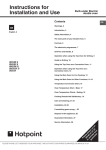Hotpoint UD53X Oven User Manual