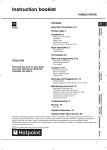 Hotpoint Tumble Dryer Clothes Dryer User Manual