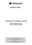 Hotpoint OS 897D C IX/HP Oven User Manual