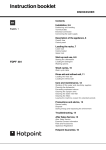 Hotpoint EG72 Oven User Manual