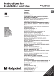 Hotpoint DBS 539 CK S Double Oven User Manual