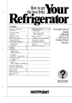 Hotpoint CSX24X Oven User Manual