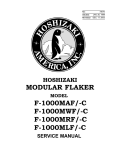 Hoshizaki F-1000MLF/-C Ice Maker User Manual