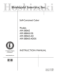 Hoshizaki AM-50BAE-ADDS Ice Maker User Manual