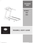 Horizon Fitness PST6 Treadmill User Manual