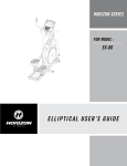 Horizon Fitness EX-66 Home Gym User Manual