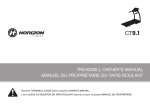 Horizon Fitness CT9.1 Treadmill User Manual