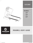 Horizon Fitness 2.3T Treadmill User Manual