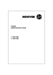 Hoover HDO 889 Oven User Manual