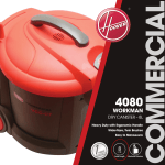 Hoover 4080 Vacuum Cleaner User Manual