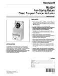 Honeywell ML6284 Automobile Parts User Manual