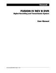 Honeywell IV REV B DVR User Manual