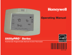 Honeywell 85-3126 Thermostat User Manual