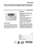Honeywell 63-2666-03 Thermostat User Manual