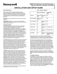 Honeywell 50300 Air Cleaner User Manual