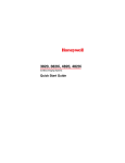 Honeywell 3820 Scanner User Manual