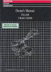 Honda Power Equipment FL5540K0 Lawn Mower User Manual