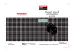 Honda Power Equipment 659800 Portable Generator User Manual