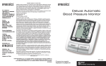 HoMedics BPA-060 Blood Pressure Monitor User Manual