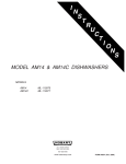 Hobart AM14C ML-110977 Dishwasher User Manual