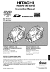 Hitachi DZ-MV580A Digital Camera User Manual