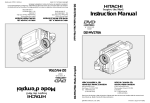 Hitachi DZMV270A Camcorder User Manual