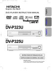 Hitachi DVP325U DVD Player User Manual
