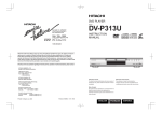 Hitachi DV-P313U DVD Player User Manual