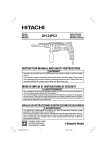 Hitachi DH 24PC3 Power Hammer User Manual