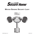 Heath Zenith SH-9250-BZ Work Light User Manual