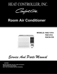 Heat Controller RADS-81B Air Conditioner User Manual