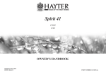 Hayter Mowers 616E Lawn Mower User Manual