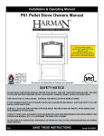 Harman Stove Company P61 Stove User Manual