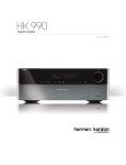 Harman HK 990 Car Amplifier User Manual