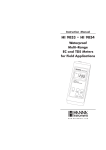 Hanna Instruments HI 9034 Marine Instruments User Manual