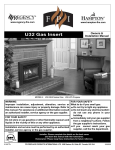 Hampton Direct U32 Indoor Fireplace User Manual