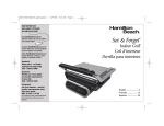 Hamilton Beach Indoor Grill Kitchen Grill User Manual