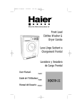 Haier XQG50-11 Washer User Manual