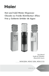 Haier WDNS115BW Water Dispenser User Manual