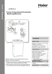 Haier HWM70-A Washer User Manual