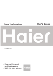 Haier GDZ607VA Clothes Dryer User Manual